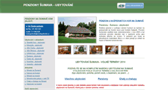 Desktop Screenshot of penziony-sumava-ubytovani.cz